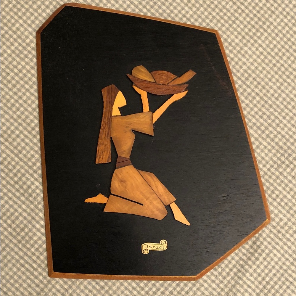 KAKADU 1960’s Reut Shaharmat 7 Unique Olive Wood Handmade Artistic Decor #671
